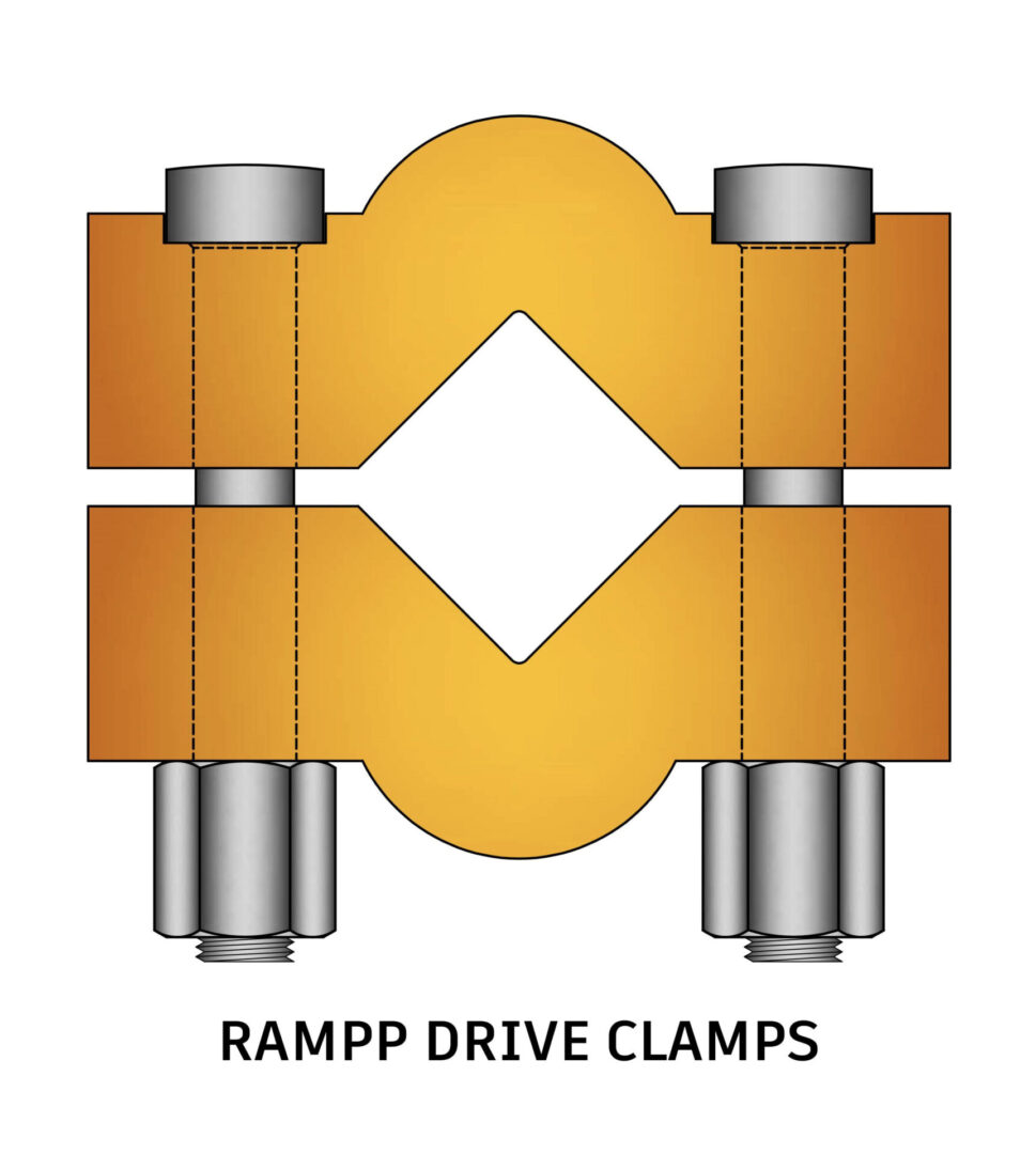 RAMPP DRIVE CLAMPS AND BOLTS